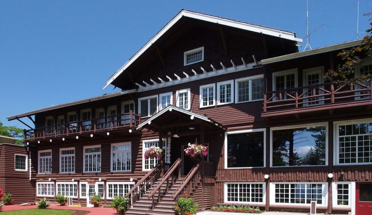 Grand View Lodge's main building from the southeast, Nisswa, Minnesota                 