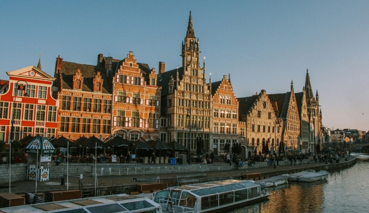 Graslei, Ghent, Belgium                