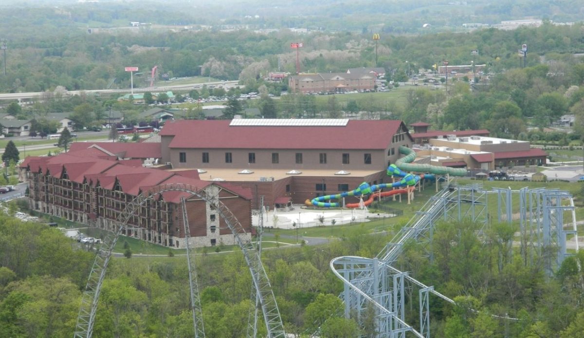 Great Wolf Lodge location in Mason, Ohio, next to Kings Island                  