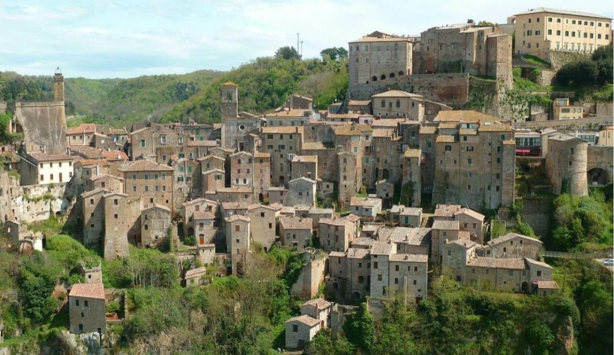 Sorano, Town, Tuscany       