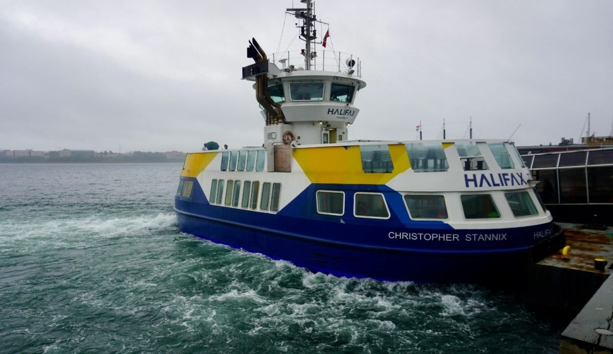 Halifax Ferry in Coastal Waters, Halifax, Canada                      