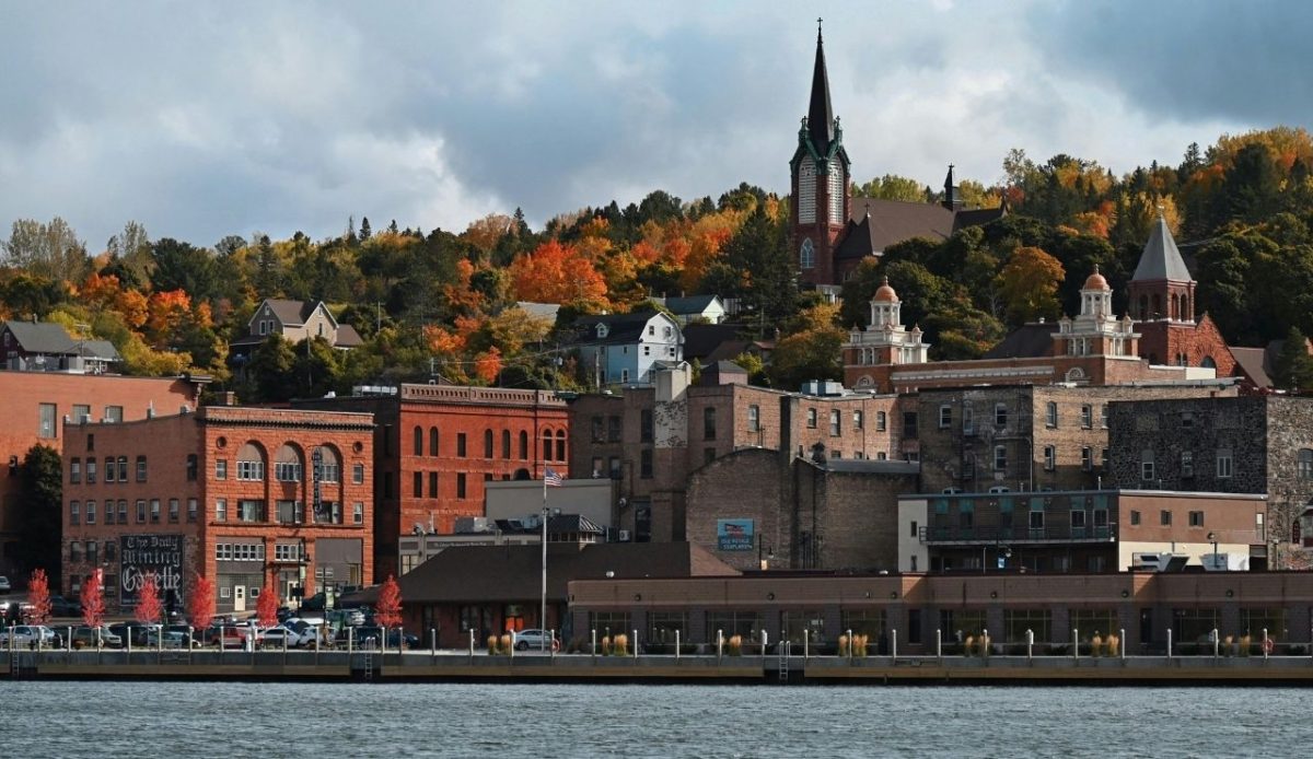 Historic downtown of Duluth, Minnesota, USA                 