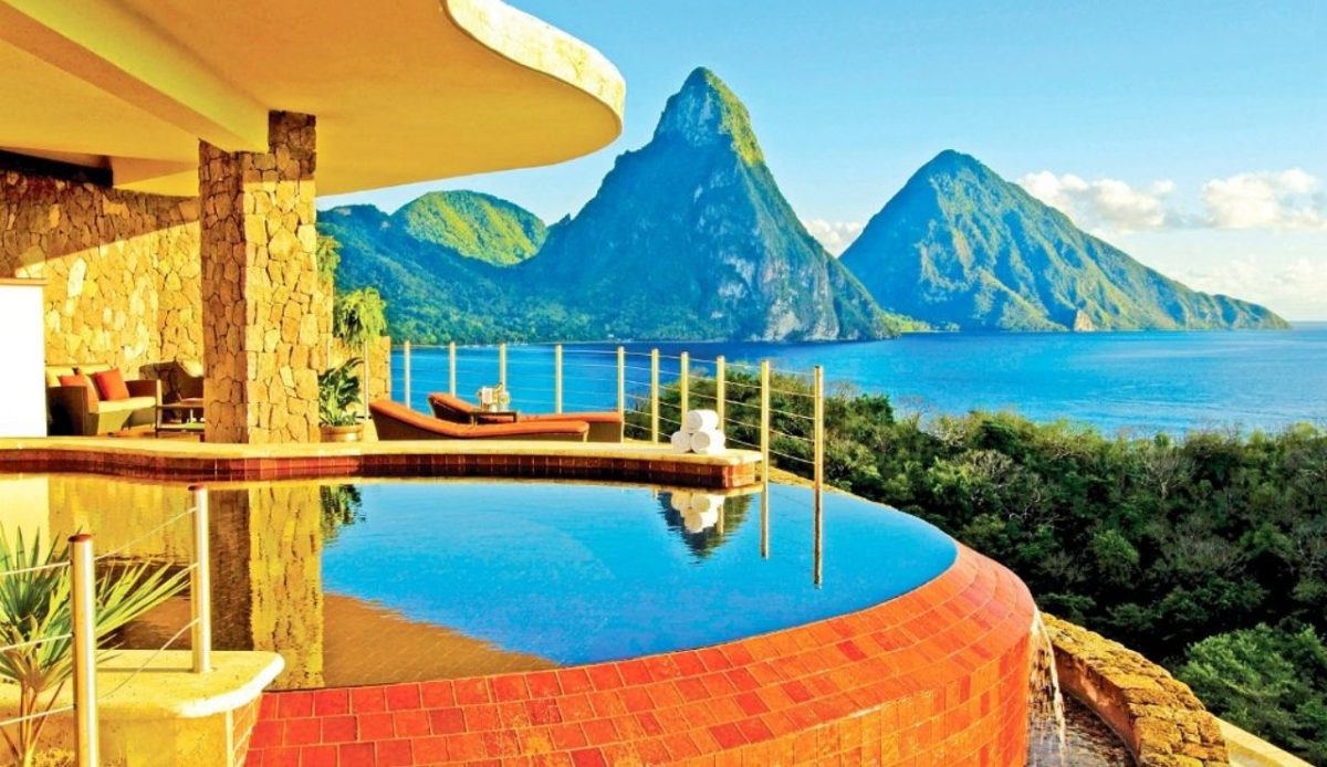 Jade Mountain Club in Soufrière, St. Lucia                        