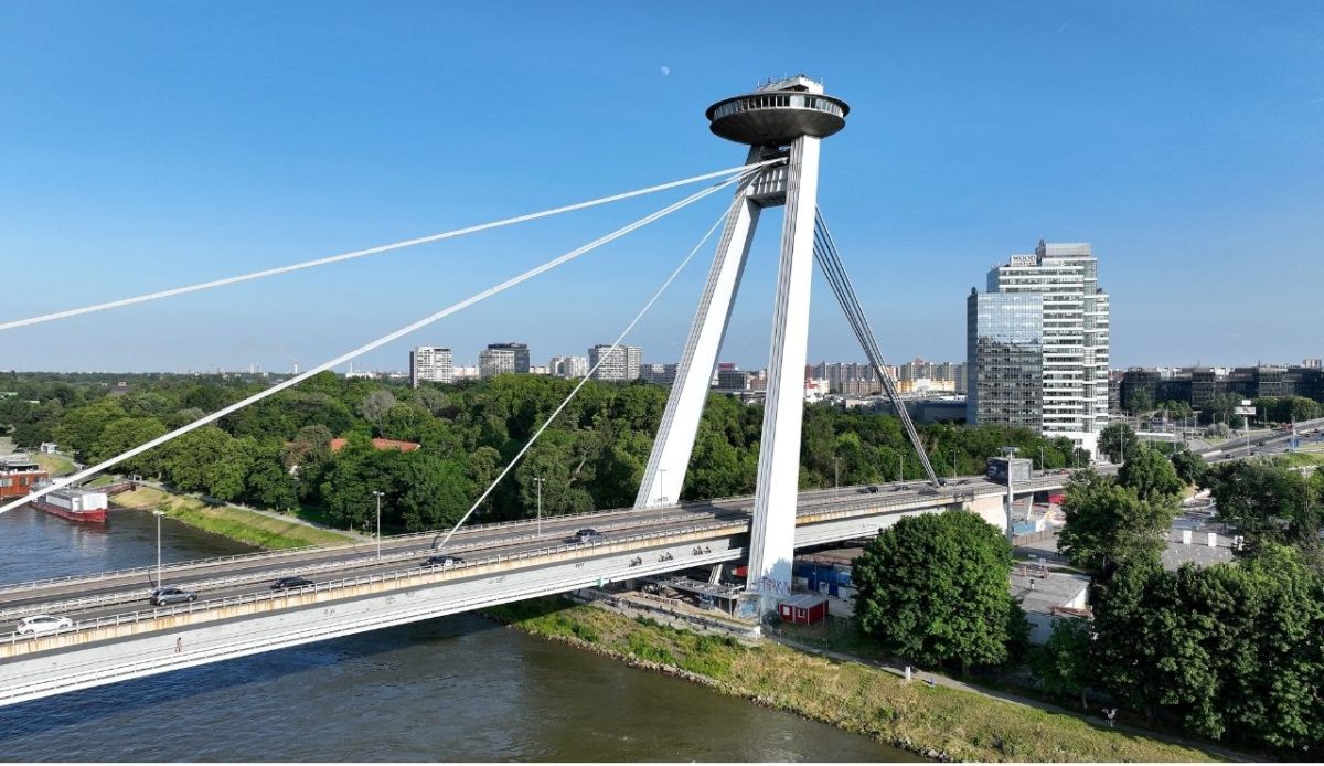 Most SNP (UFO Tower), Bratislava, Slovakia            