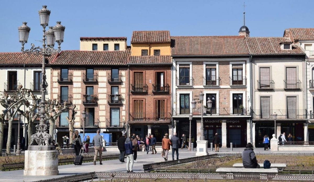 Plaza de Cervantes, Alcalá de Henares, Spain                          