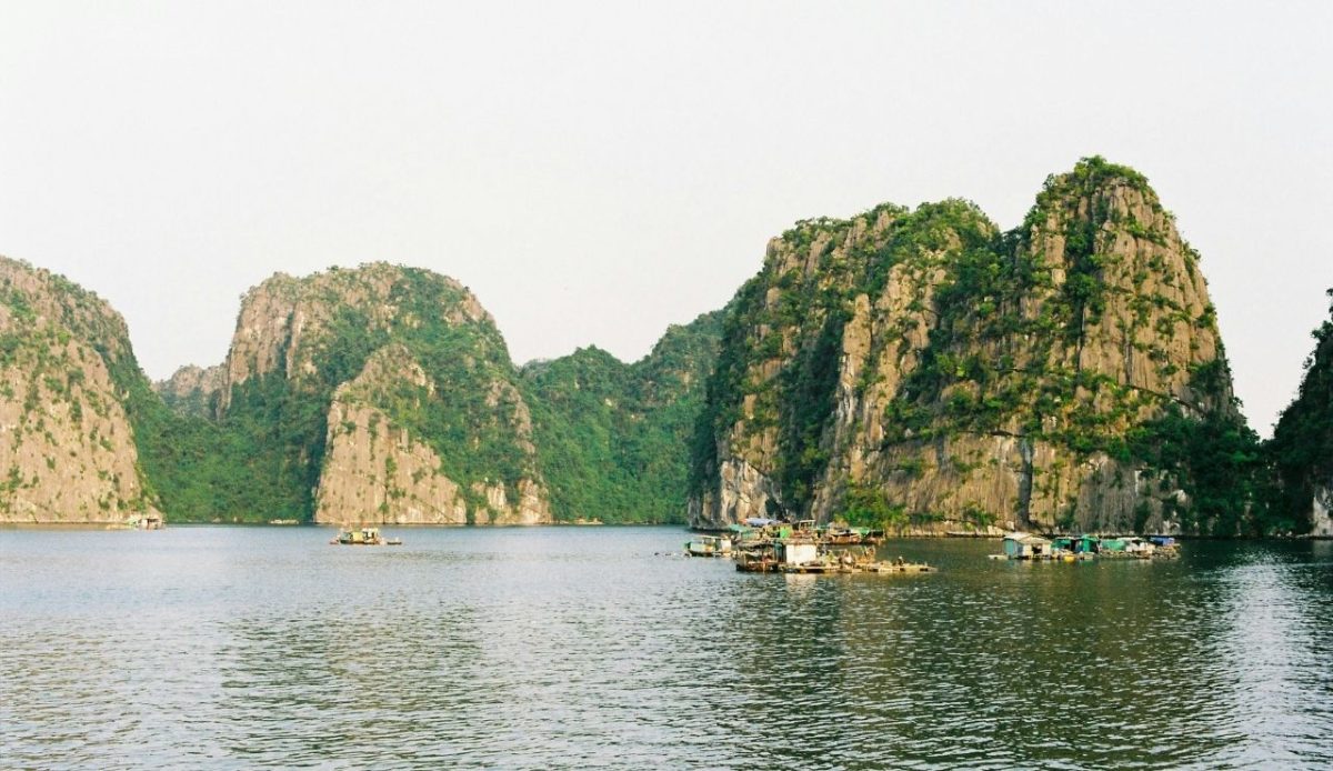 Stunning Limestone Islands in Ha Long Bay, Vietnam              