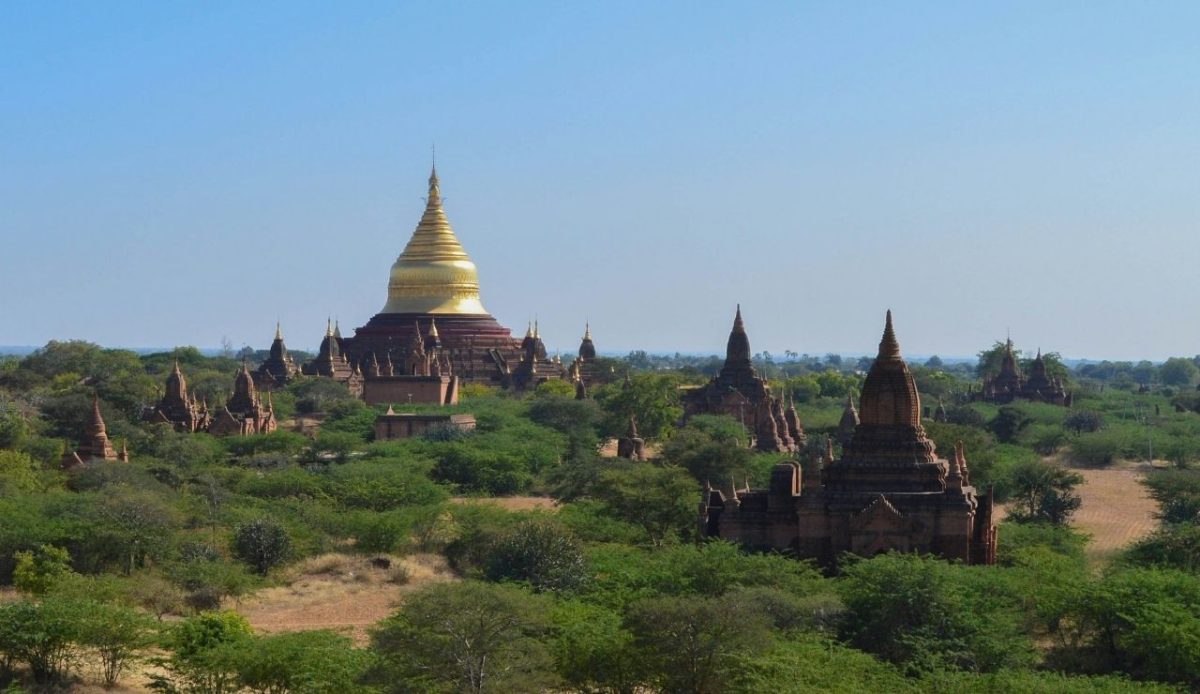 Temples and stupa in Bagan, Myanmar                