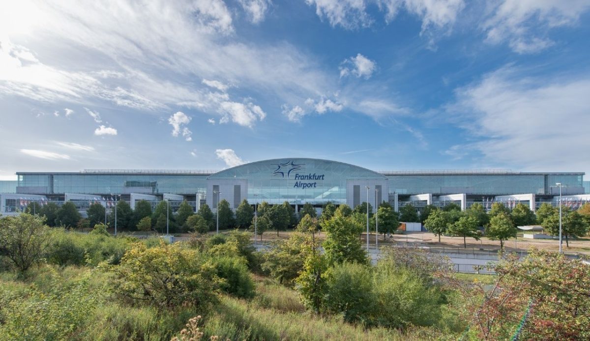 Termainal 2 of Frankfurt Airport, Germany          