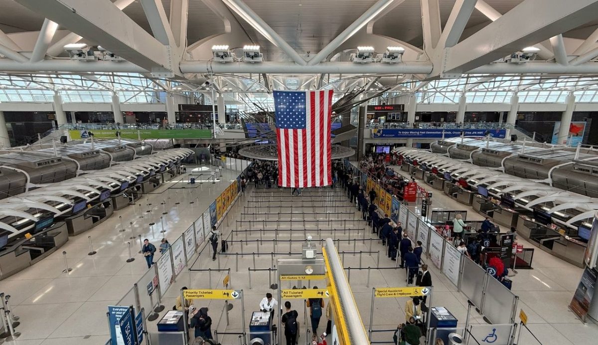 Terminal 1 of John F. Kennedy International Airport, New York, USA           