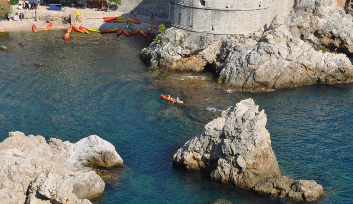 Ride a Sea Kayak Around the Walls