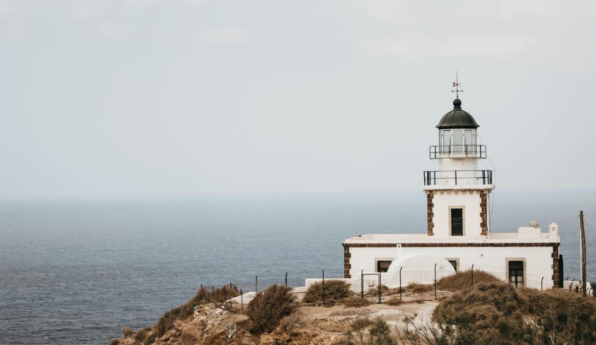 Visit the Akrotiri Lighthouse at Golden Hour