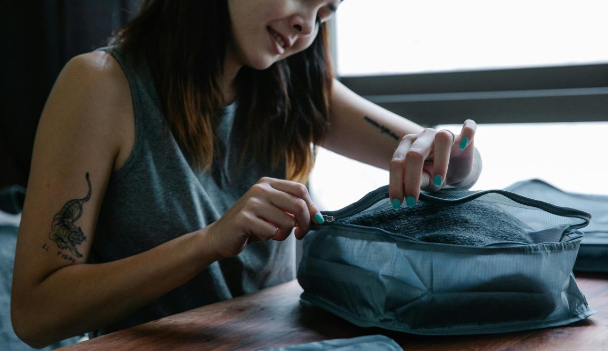 Create a Dedicated “Laundry Cube” for Dirty Clothes