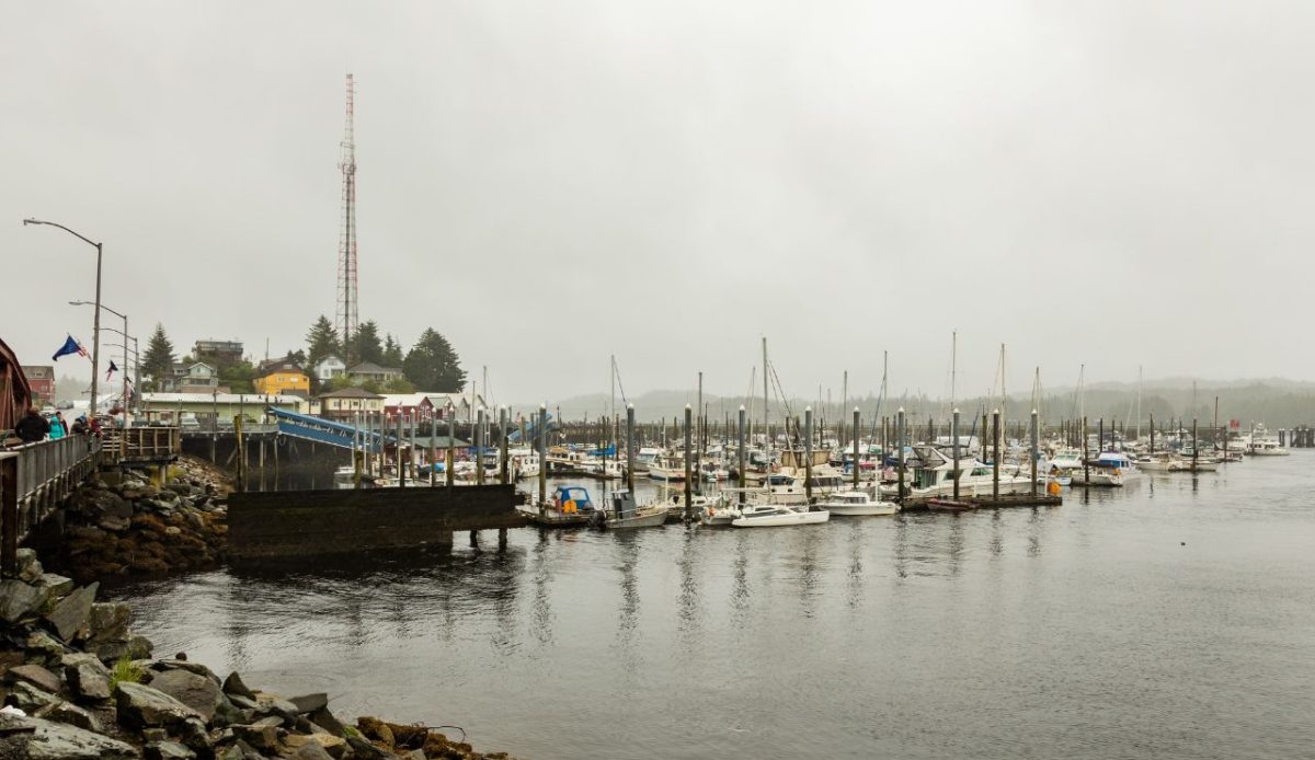 Ward Cove historic pulp mill waterfront Alaska
