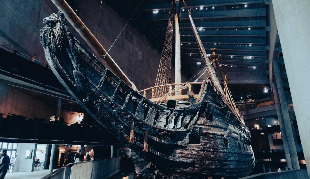 Vasa warship at the Vasa Museum, Stockholm, Sweden    