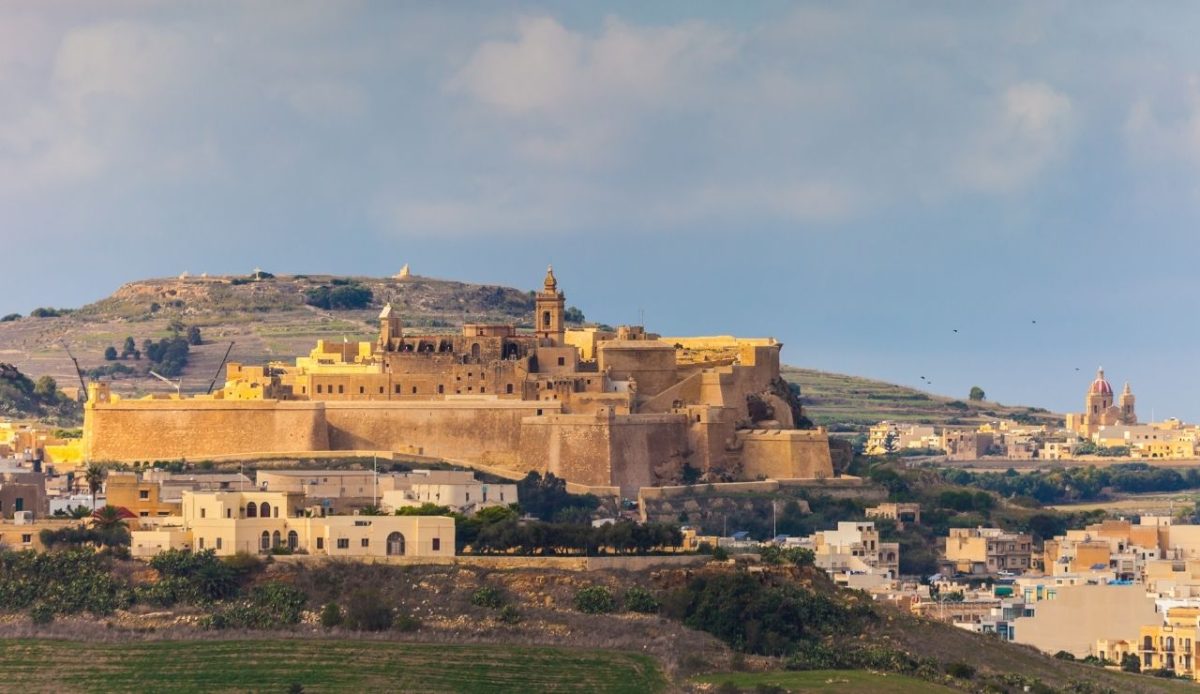 View of the Cittadella from the east              