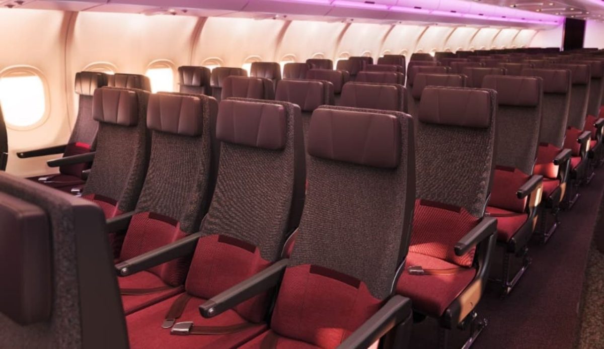 Virgin Atlantic  economy class seats              