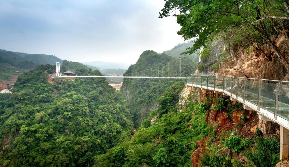 Zhangjiajie Glass Bridge Bungee, China           