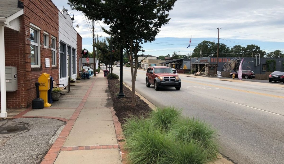 U.S. Route 276 in Travelers Rest, South Carolina                            