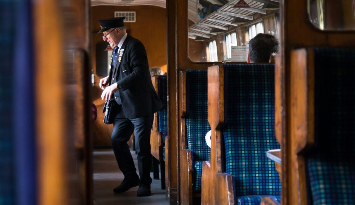 Talk to Train Staff if You Feel Uneasy