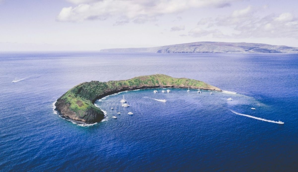 ships near Molokini Crater, Maui, United States           