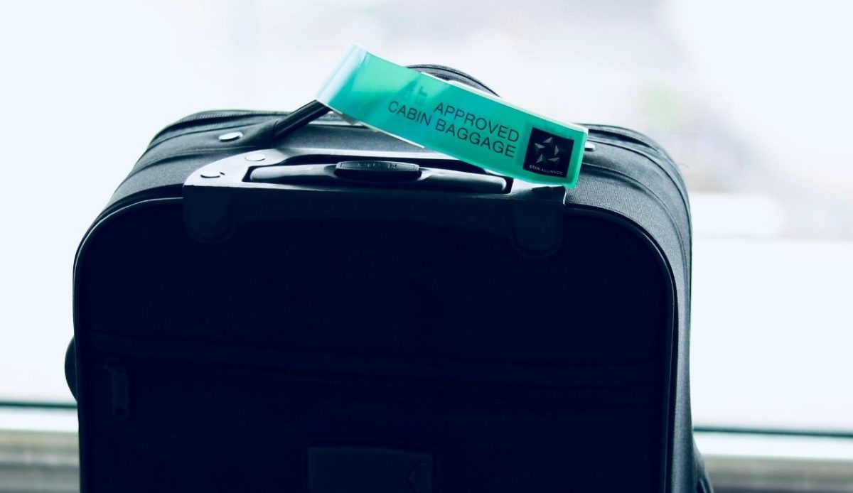 Black Luggage checked Bag          