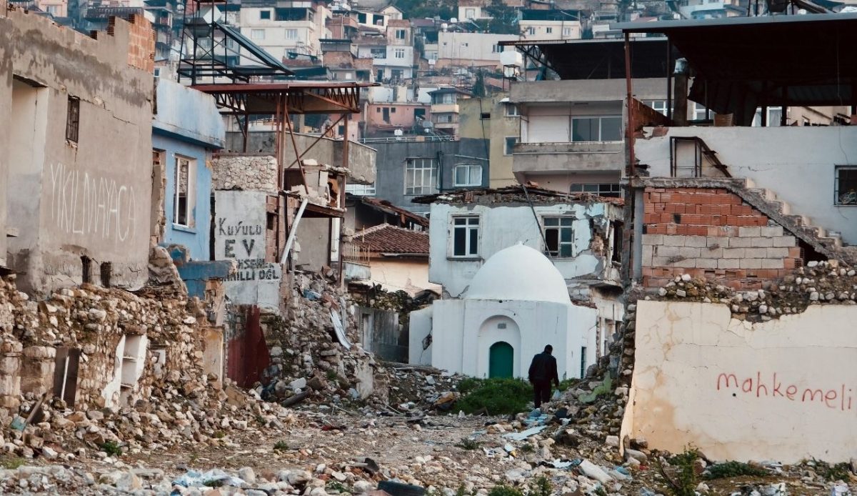 Demolished Buildings in Village, Antakya, Hatay, Turkey                              