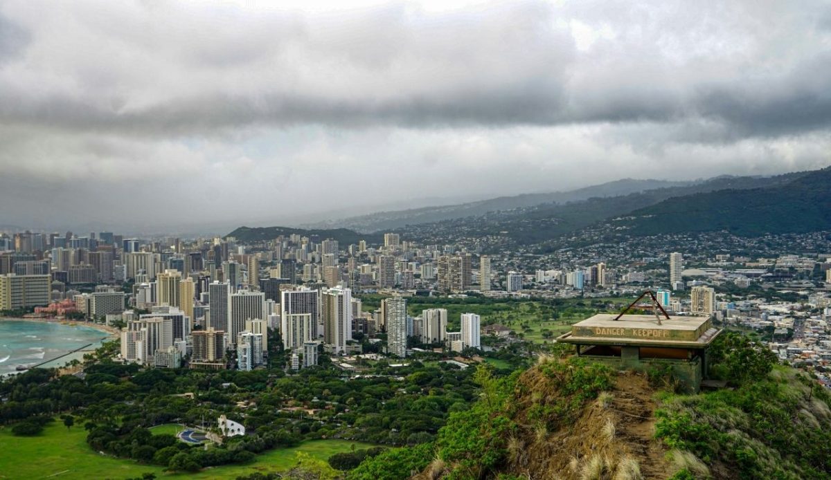 Diamond Head, Honolulu, Hawaii, USA          