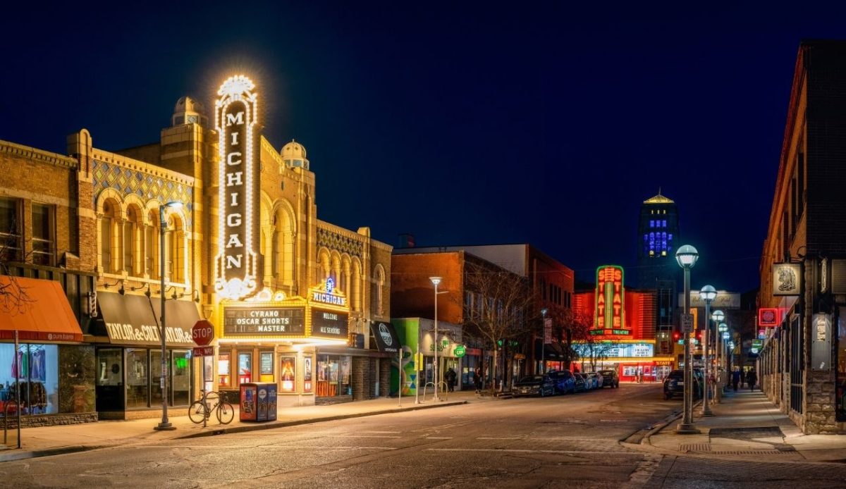 Downtown Ann Arbor, Michigan 