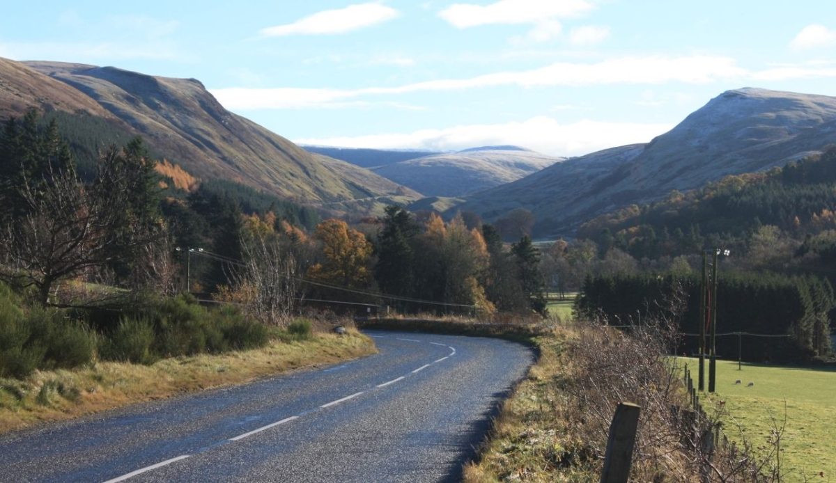 Glen Eagles, Scotland as seen from the north                 
