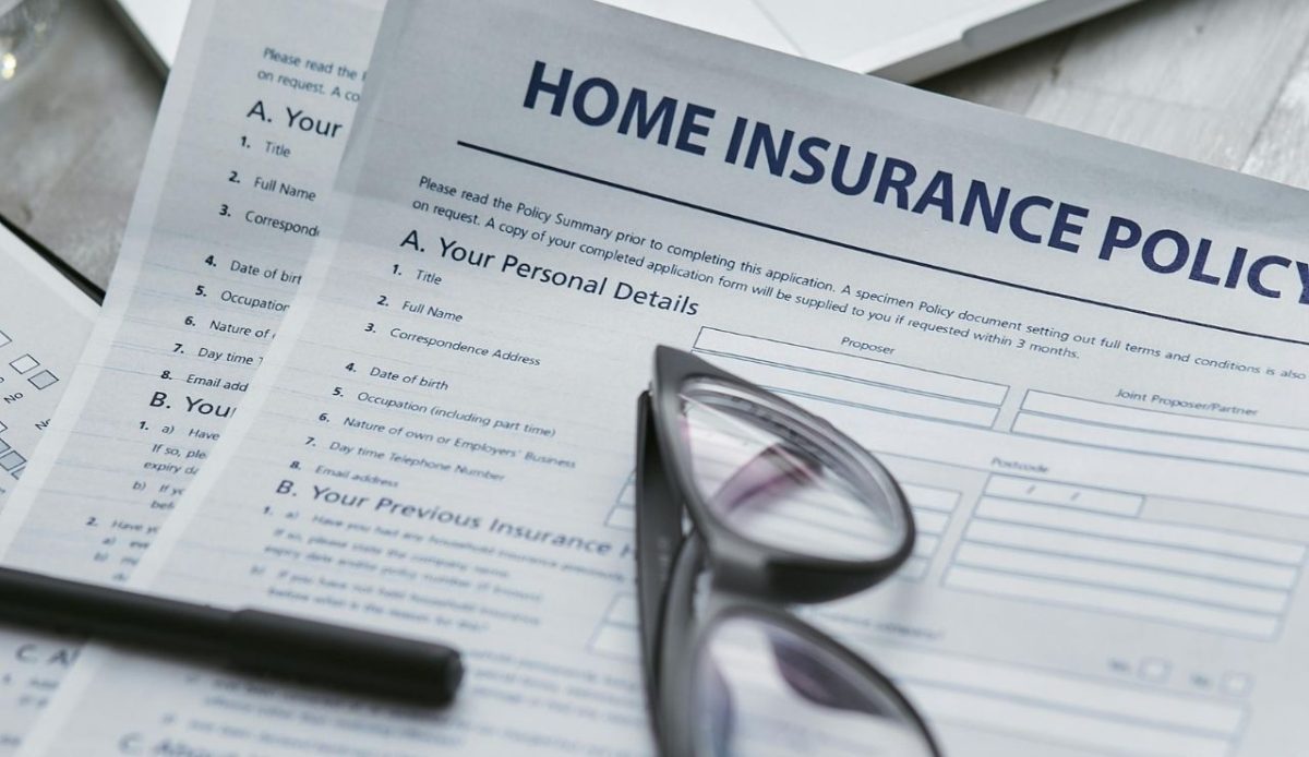 Home Insurance policy form                                