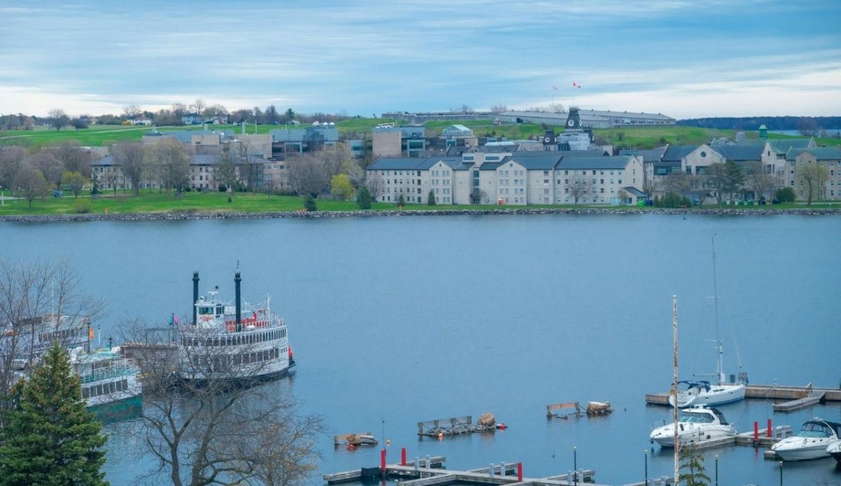 Kingston, Ontario, Canada, Scenic View of Kingston Harborfront in Spring                           