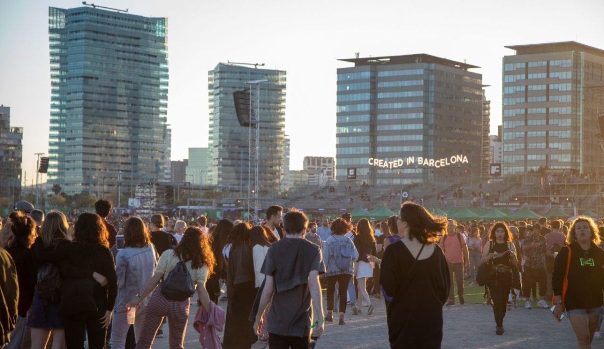 Main stages area at Primavera Sound, Barcelona                  