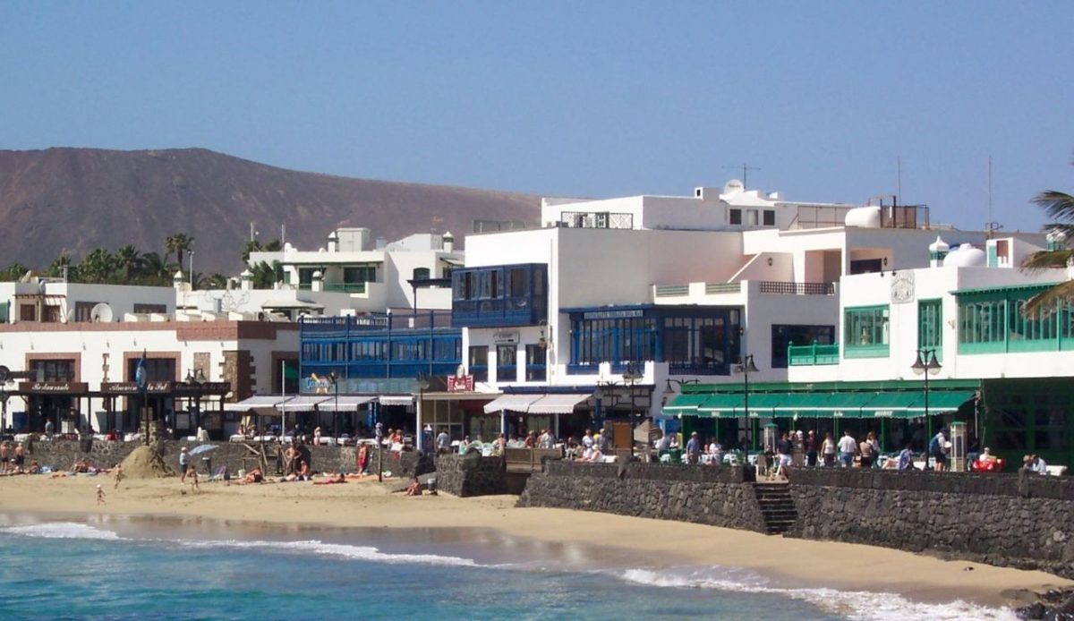 Playa Blanca Town Beach, Lanzarote, Spain                   