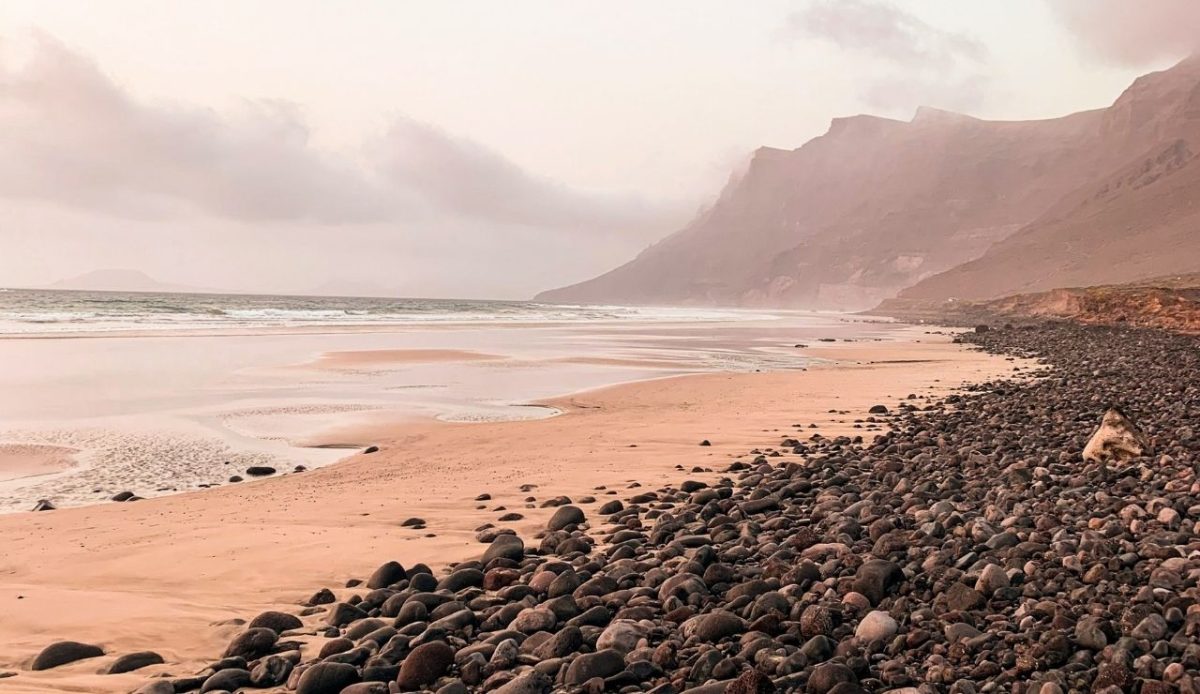 Playa de Famara, Lanzarote, Spain                                  