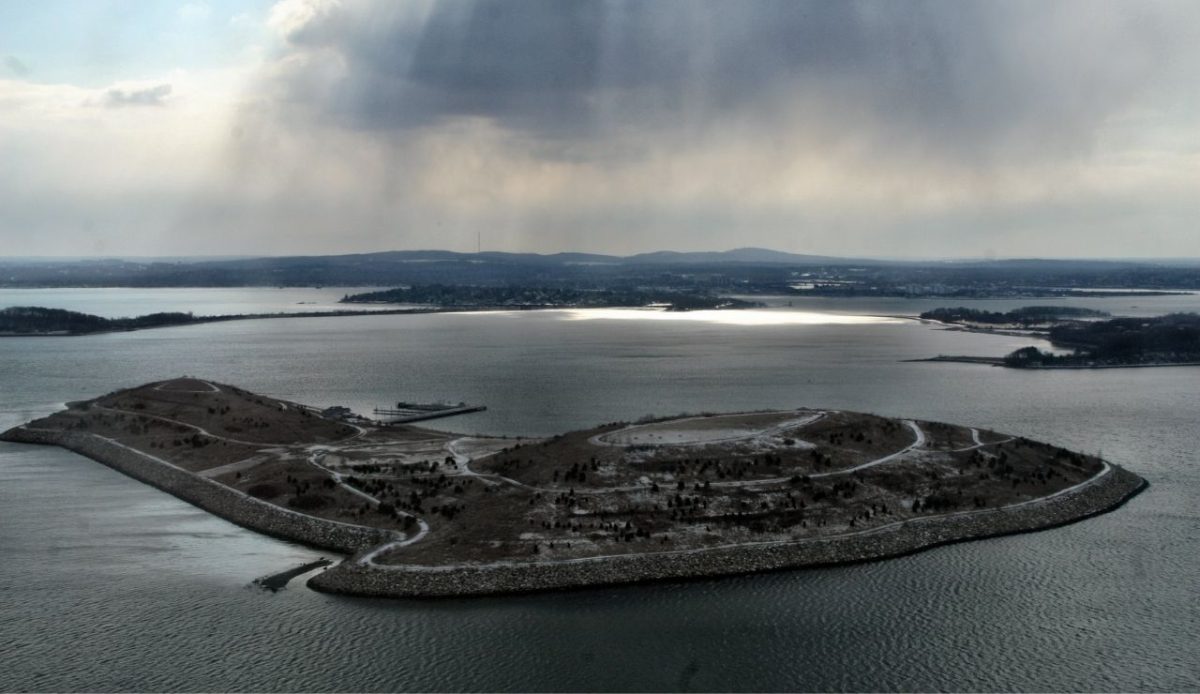 Spectacle Island Beach, Boston Harbor                          