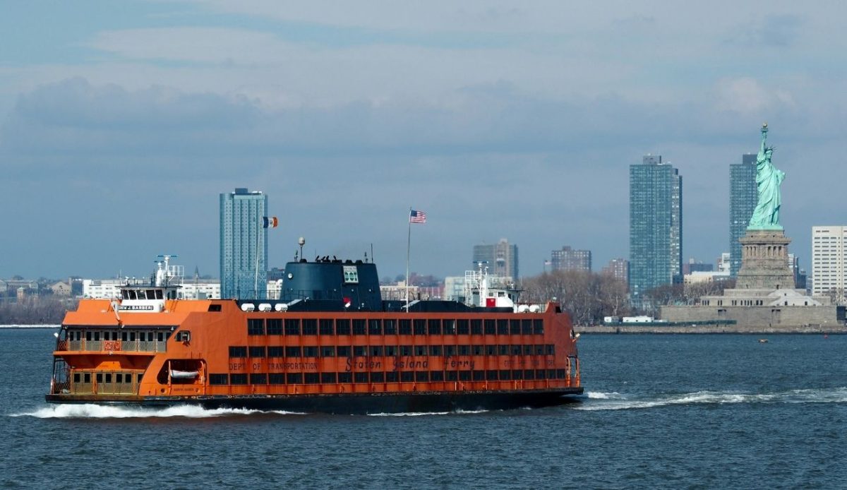 Staten Island Ferry, Staten Island, New York, USA              