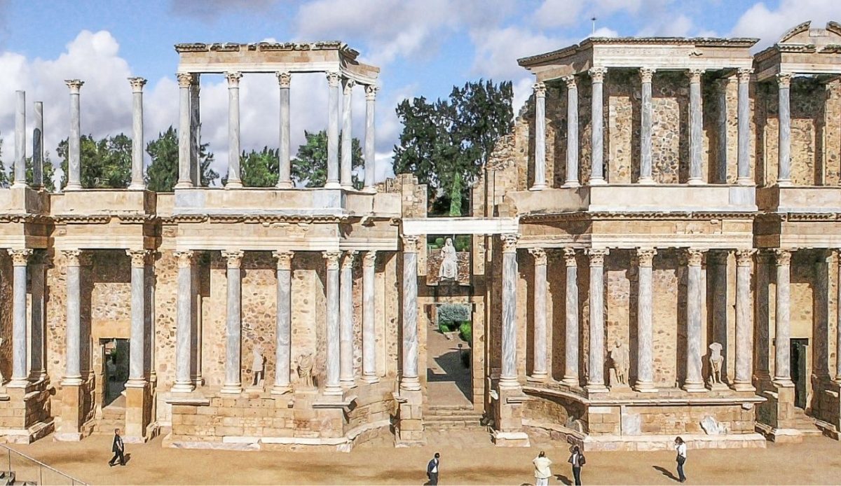 The Roman Theatre in Mérida                        