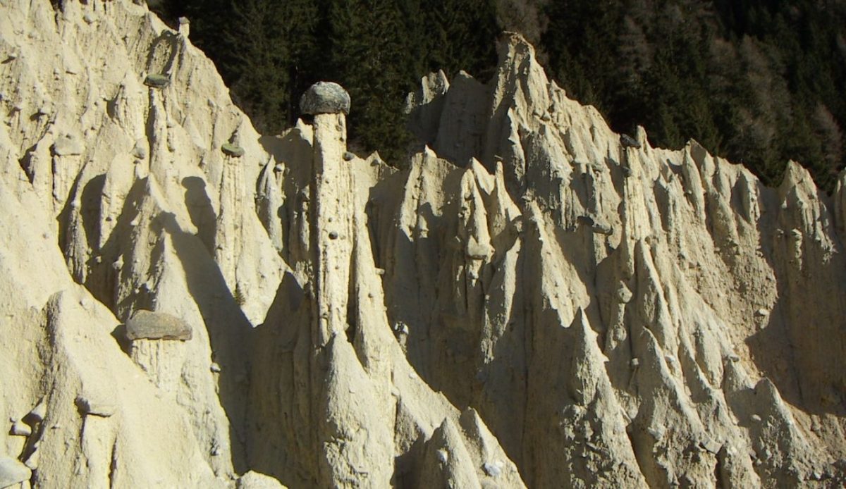 The earth pyramids of Platten                     