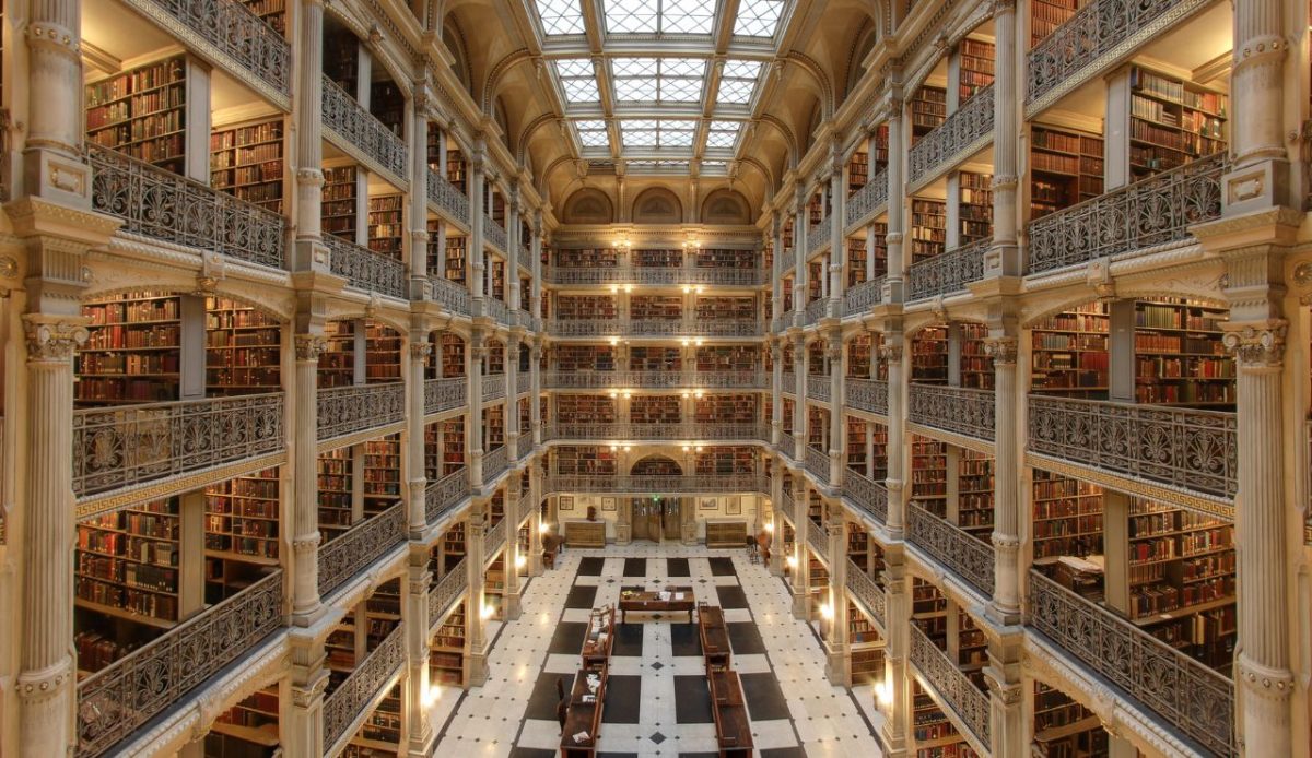 George Peabody Library, Baltimore, USA