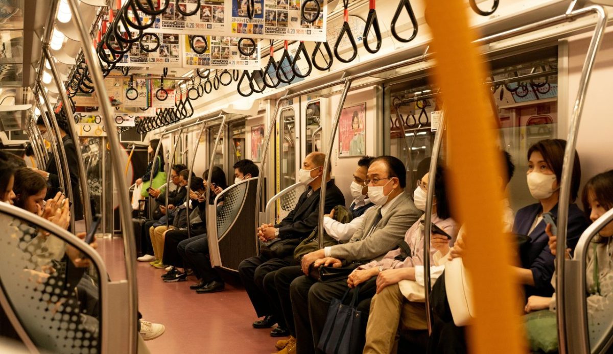 Ignoring Public Transit Etiquette