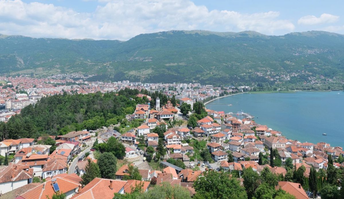 Ohrid, North Macedonia, instead of Santorini