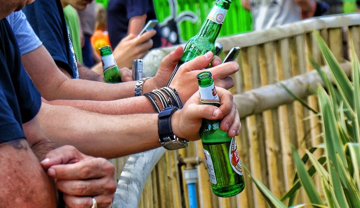 Drinking in Public in Prague, Czech Republic