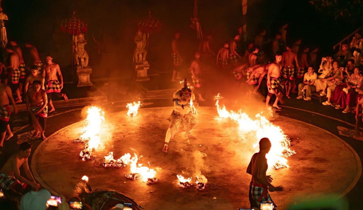 Firewalking in Bali, Indonesia