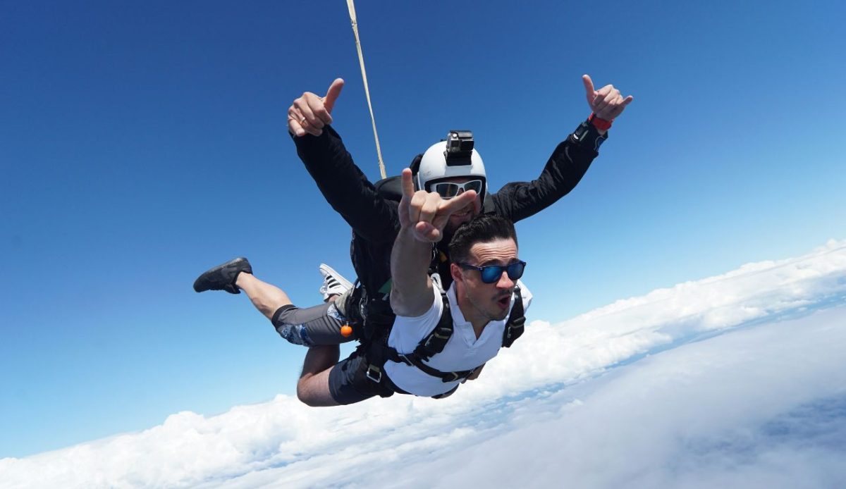 Skydiving in Interlaken, Switzerland