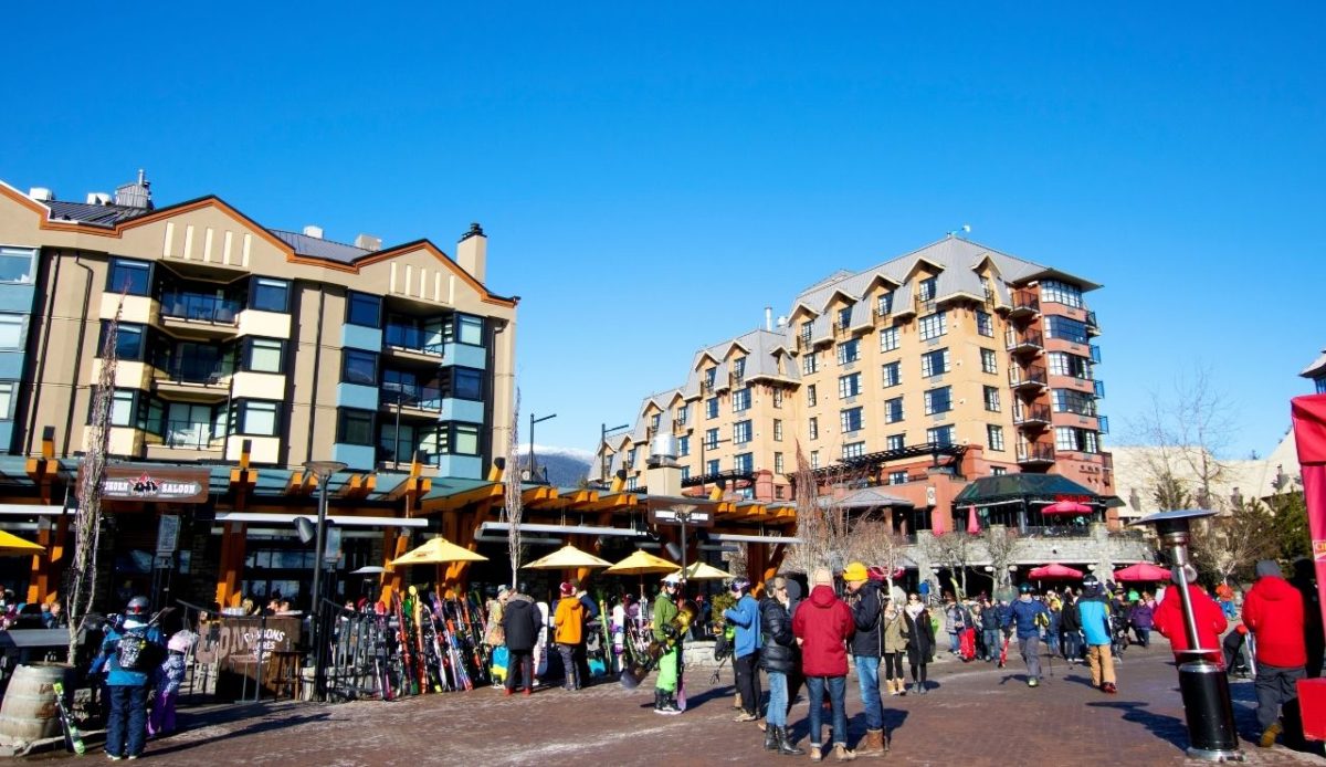 Whistler Village Centre, Blackcomb Way, Whistler, BC, Canada                      
