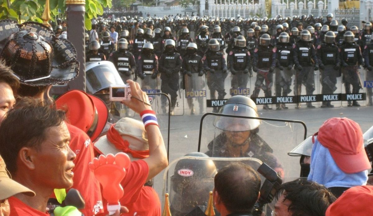 protest in thailand                     