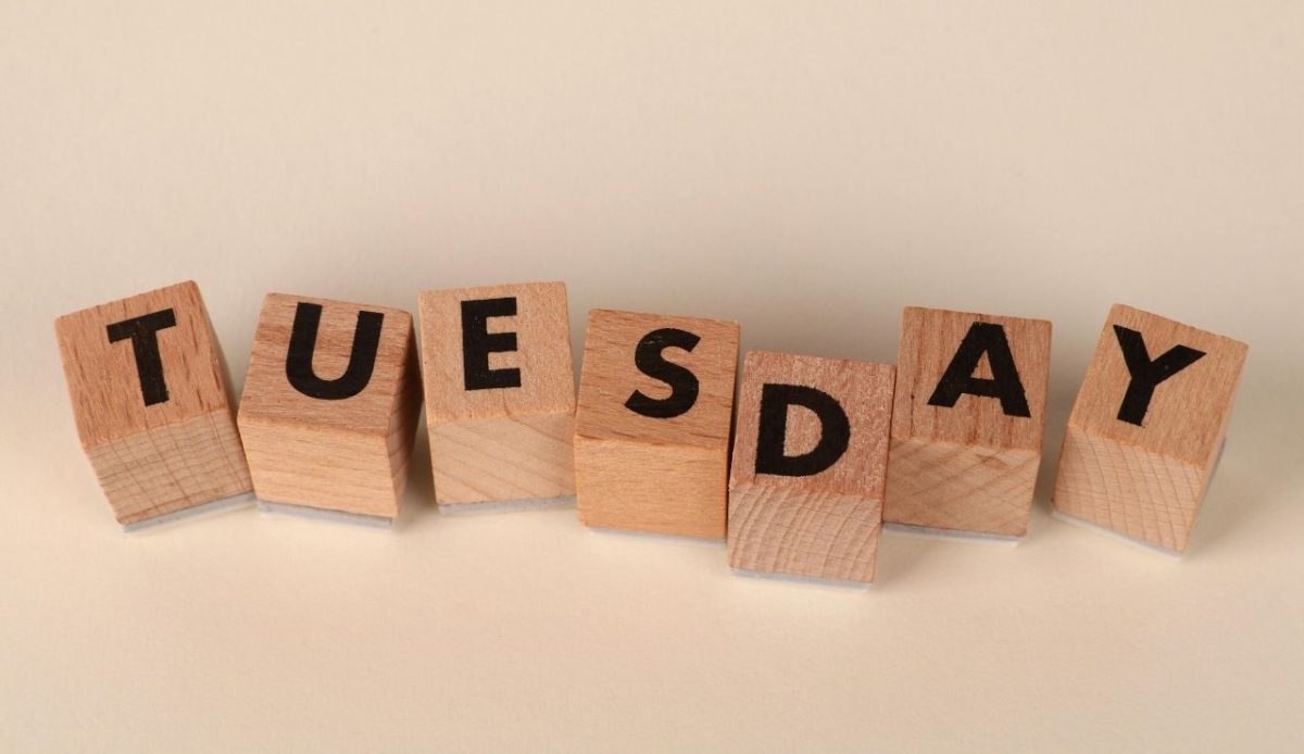 wooden tuesday letters                       