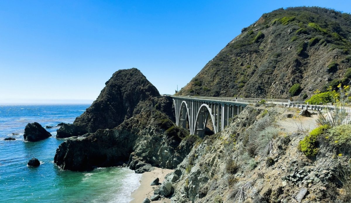 Bixby Creek Bridge, Pacific Coast Highway, Big Sur, California 