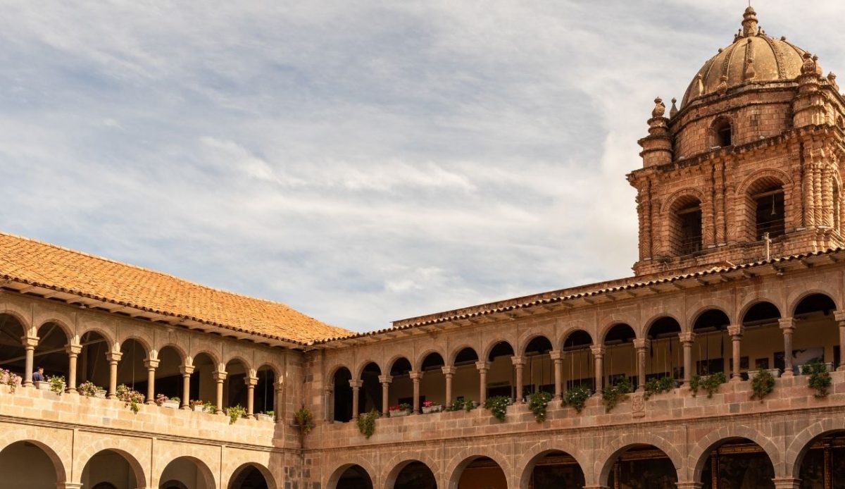 Convent of Santo Domingo was built on the Incan Coricancha or Golden Temple. Cuzco, Peru                      