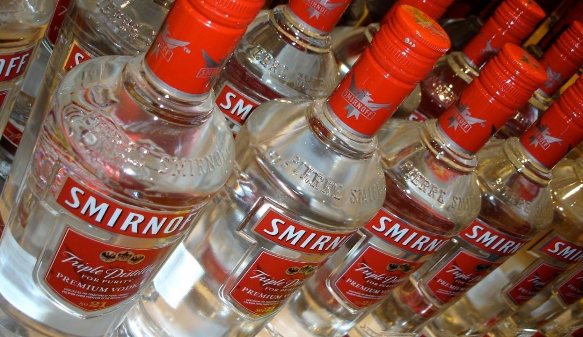 Duty-free shops usually sell a broad range of alcoholic drinks                     